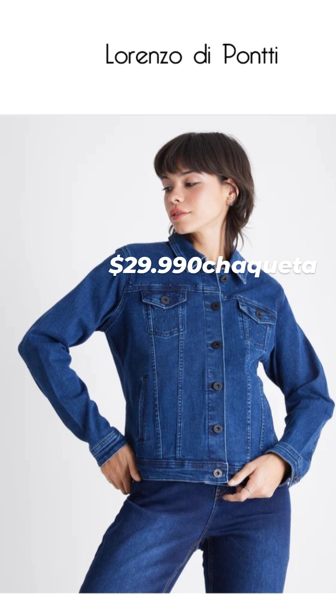 Chaqueta Denim Mujer - Mezclilla Clásica Versátil