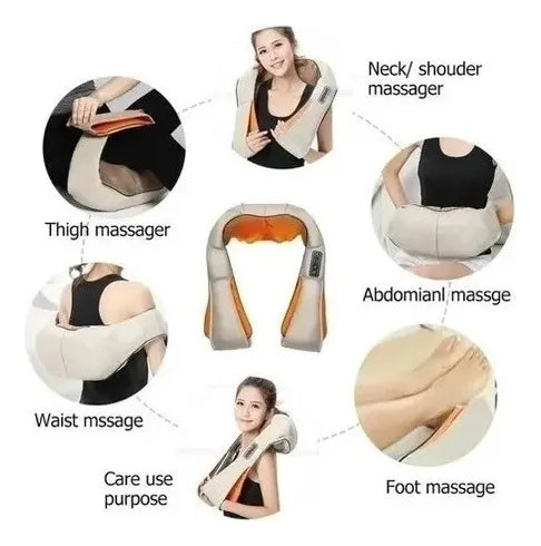 Masajeador Eléctrico Profesional - Alivio Instantáneo Dolor Muscular